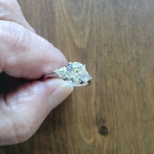 925 Sterling CZ Engagement Ring